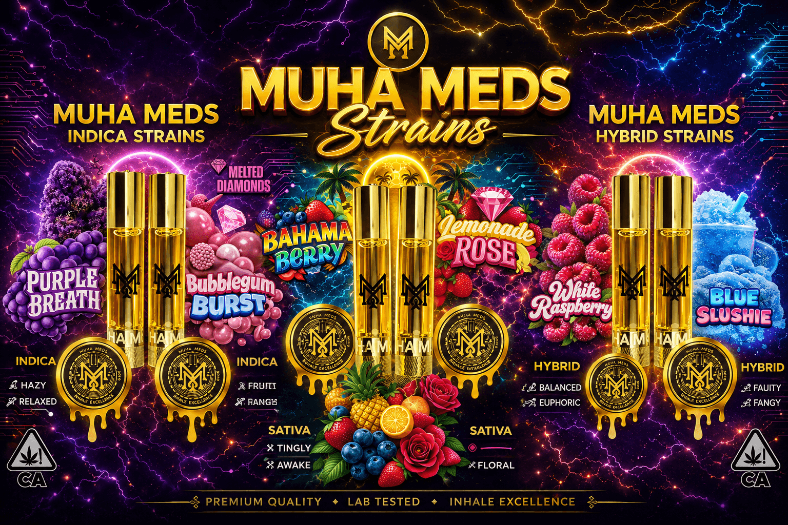 Authentic Muha Meds Dispensary Products