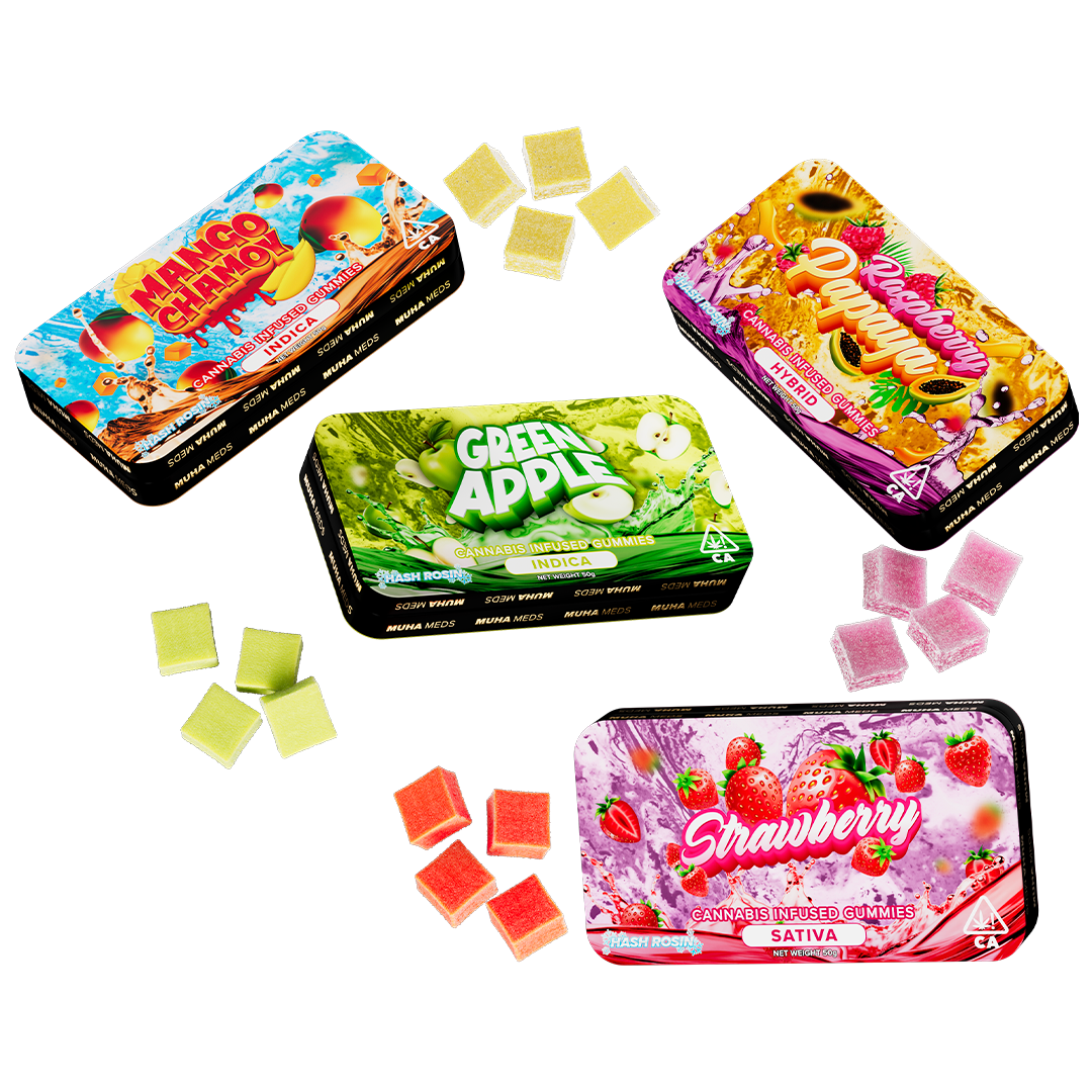 Muha Meds Hash Rosin Gummies Collection