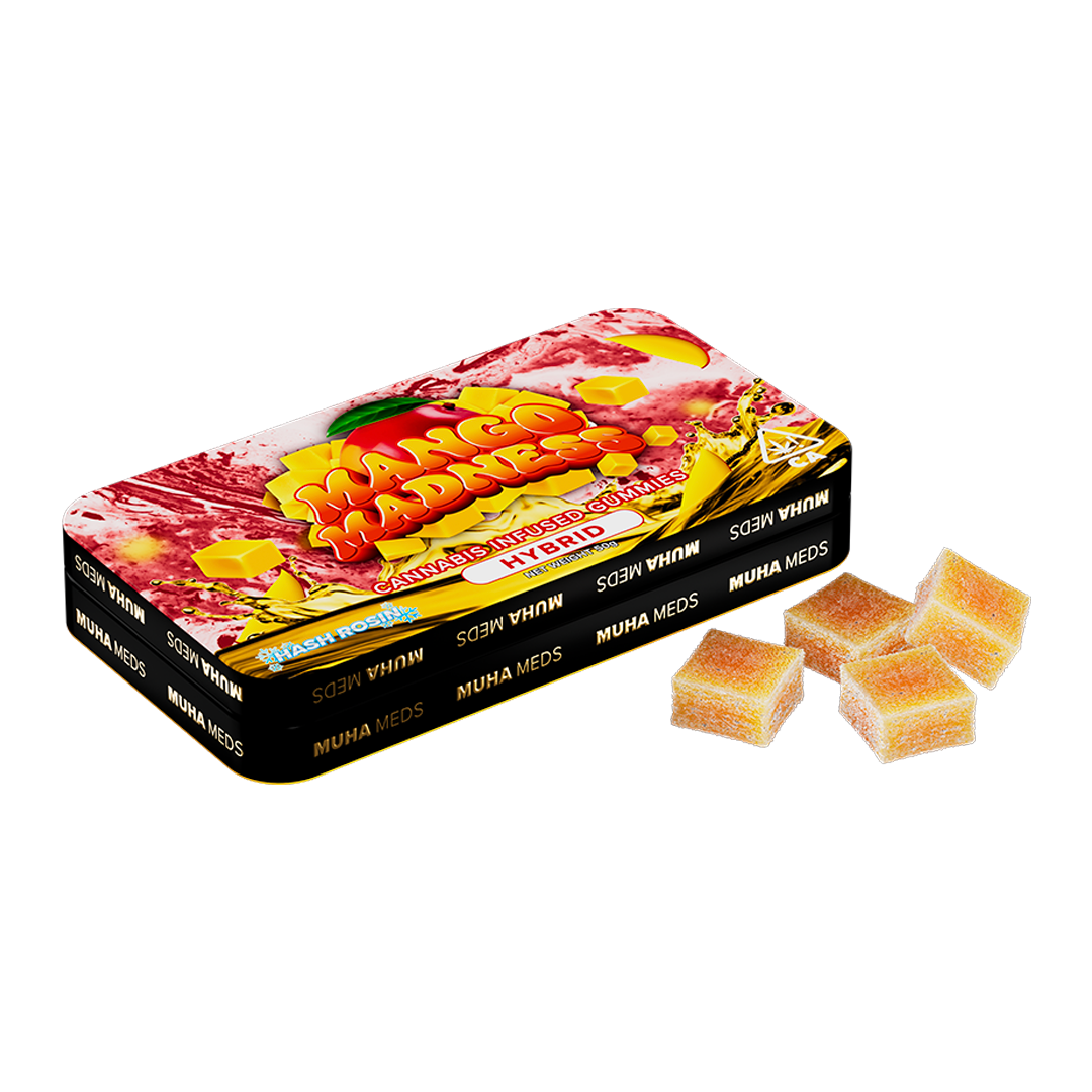 Mango Madness Hash Rosin Gummies