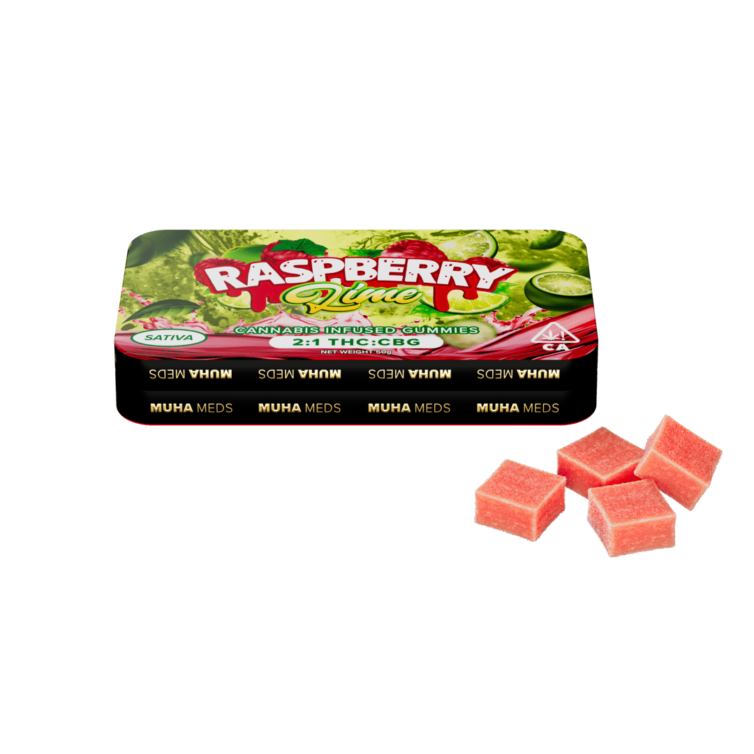 Raspberry Lime CBG Gummies