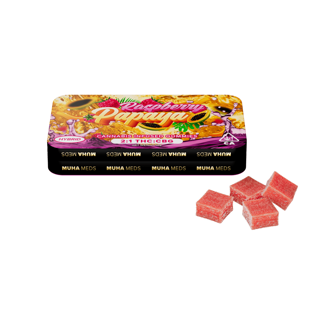 Raspberry Papaya CBG Gummies